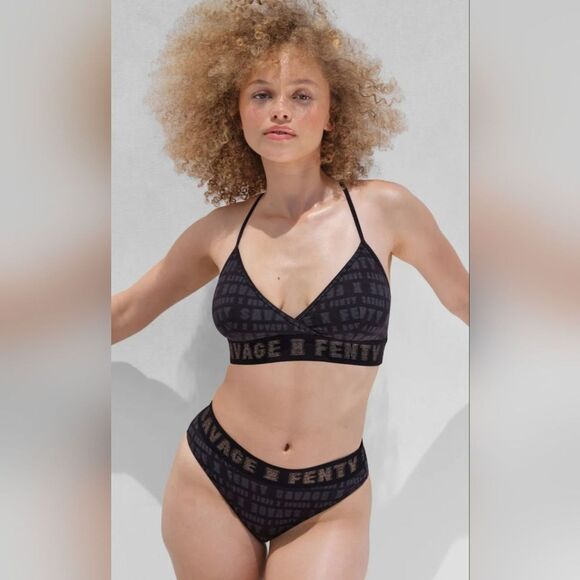Savage X Fenty Forever Savage Bralette Womens SZ XL Glam Athleisure Casual Comfy - Picture 4 of 7